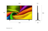 LG NU880 Series 4K Ultra HD WebOS 26 ThinQ 4K Super Upscaling with Filmmaker Mode™ AI Picture Pro Dolby Atmos VRR 60Hz Refresh Rate AI Magic Remote Control α7 AI 4K Gen9 Processor NanoCell LED TV (2026 Edition, Black)