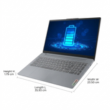 Lenevo 39.62 Centimeter (15.6) 15IRU8 (82X700M3IN) Full HD Anti Glare Display IdeaPad Slim 3 13th Gen Intel Core i3-1315U Processor 8 GB/512 GB SSD/Integrated Graphics/Windows 11 Home/MS Office Thin and Light Laptop (Arctic Grey)