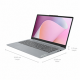 Lenevo 39.62 Centimeter (15.6) 15AMN8 (82XQ01MKIN) Full HD Anti Glare Display IdeaPad Slim 3 Gen 8 AMD Ryzen™ 3 7320U Processor 8 GB/512 GB SSD/AMD Radeon 610M Graphics/Windows 11 Home/MS Office Laptop (Arctic Grey)