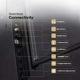Hisense Q6S Series 4K Ultra HD Dolby Vision AI 4k Upscaling & Game Mode Plus 60 Hz with VIDAA U9 OS & HDR10+ Remote Control Smart QLED TV (2026 Edition, Black)