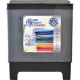 AISEN 8.50 kg A85SWT802-Grey With Toughened Glass Semi Automatic Top Loading Washing Machine (Grey)