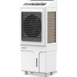 AISEN 45.0 L A45DMH480 (NANO+ 45L) Honeycomb Pads with Castor Wheels 4 Way Air Deflection Desert Air Cooler (White & Grey)