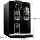 Eureka Forbes 5.6 L Aquaguard Blaze Insta WS RO+UV HOT & AMB Dual Stainless Steel Tank Child Lock with 9 Stage Purification Dual Dispense Technology Copper Water Purifier (Black)