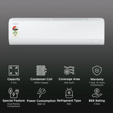 Samsung 2.0 Ton 3 Star Bespoke AI Inverter Split AC (2026 Model, AR50H24D1XHNNA/AR50H24D1XHXNA, Wi-Fi & Voice Control, 5-in-1 Convertible, Copper, White)