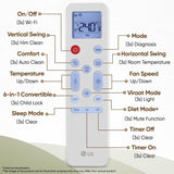 LG 1.5 Ton 3 Star AI Dual Inverter Split AC (2026 Model, Copper, Convertible 6-in-1, Diet Mode+, Viraat Mode, HD Filter with Anti-Virus Protection, AS-Q19MNXE / ASNQ19MNXE.ANLG, White)