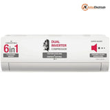 LG 2.0 Ton 3 Star AI Convertible 6-in-1 Dual Inverter Split AC (100% Copper, Gold Fin+, Viraat Mode, Diet Mode+, HD Filter with Anti-Virus Protection, Auto Clean, 2026 Model, AS-Q24SNXE, White)