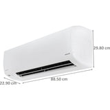 Daikin 1.50 T ATKL50UV16V3/RKL50UV16V3 3S 3 Star Standard Plus PM 2.5 Filter with Self Diagnosis Copper Condenser Inverter Split Air Conditioner (White)