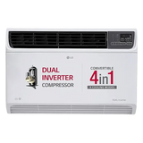 LG 2.0 Ton 3 Star Wi-Fi DUAL Inverter Window AC (AW-Q24WWXA.ASLG, 2026 Model, 100% Copper, Convertible 4-in-1, Copper, Energy Manager+, Wi-Fi ThinQ, Top Air Discharge, ADC Sensor, Ocean Black Protection, White)