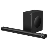 Boat Aavante Quake Plus 200W RMS Soundbar with Wired Subwoofer (2.1 Channel, EQ Modes, Multi-Connectivity, Wall Mountable, Remote Control, Premium Black)