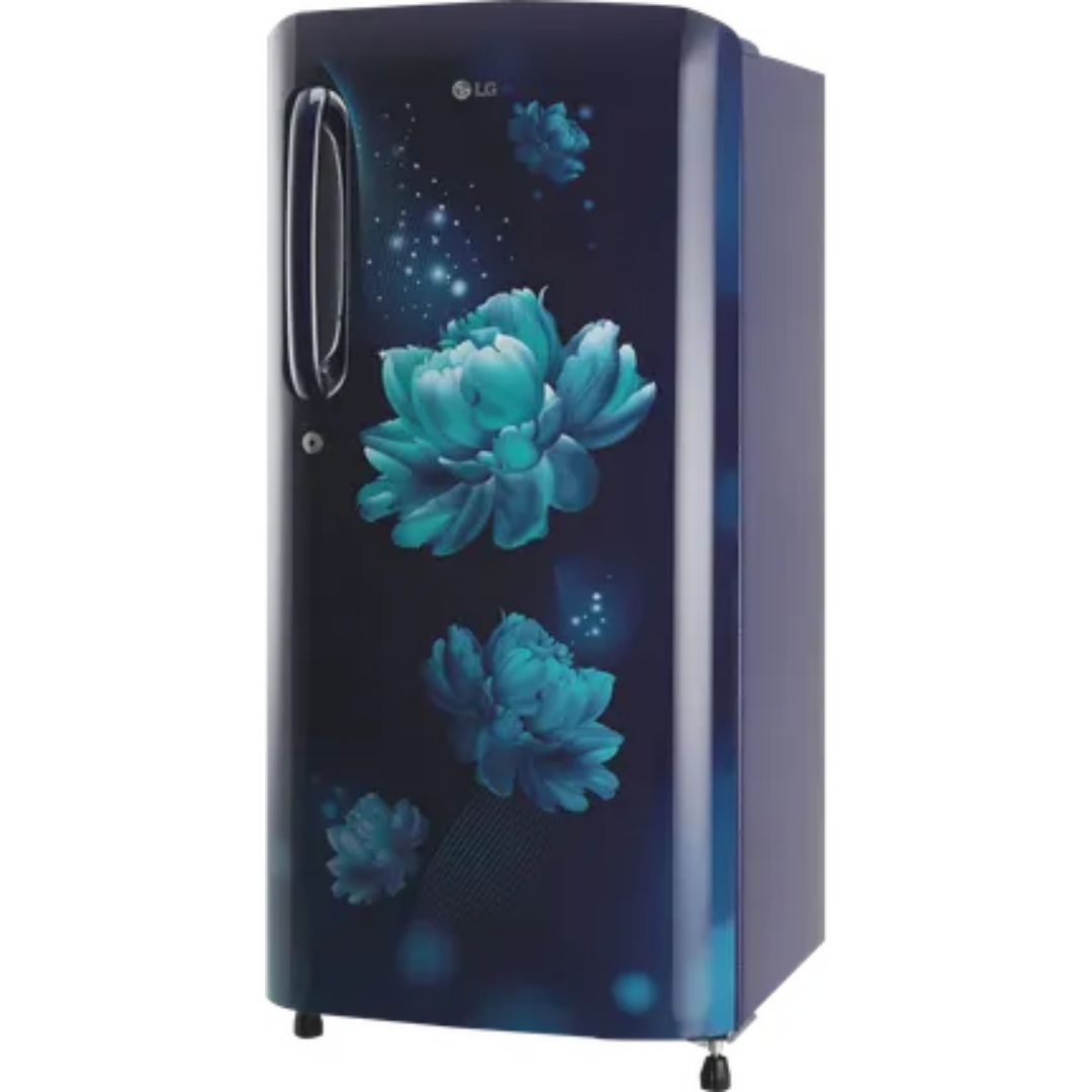 LG 190.0 L GL-B201ABCD.BBCZEBN 3 Star Fast Ice Making with Stabilizer Free Operation Direct Cool Single Door Refrigerator (Blue Charm)