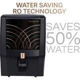 Eureka Forbes 7.0 L Enhance Nxt 2XLife RO+UV+TA 10 Multi Stage Purification with RO+UV+TA Water Purifier (Black)