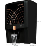 Eureka Forbes 7.0 L Enhance Nxt 2XLife RO+UV+TA 10 Multi Stage Purification with RO+UV+TA Water Purifier (Black)