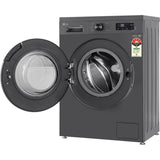 LG 9.0 Kg FHB1209Z4M.AMBQEIL 5 Star AI Direct Drive Technology Inverter ThinQ & Steam Smart Diagnosis with Wi-Fi Enabled Fully Automatic Front Loading Washing Machine (2024 Model, Middle Black)