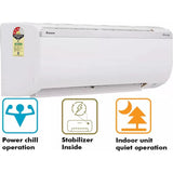 Daikin 1.50 T FTKL50UV16V3/RKL50UV16V3 3S 3 Star PM 2.5 Filter Copper Condenser Inverter Split Air Conditioner (2020 Model, White)