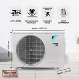 Daikin 1.5 Ton 3 Star Inverter Split AC (2026 Model, FTKL50XV16UAA/RKL50XV16UAA 3S, Copper Condenser, Dew Clean, Triple Display, PM2.5 & Active Carbon Filter, Power Chill, White)