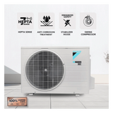 Daikin 1.5 Ton 5 Star Inverter Split AC (2026 Model, FTKM50XV16MKB/RKM50XV16MKB, White) - PM1.0 Filter, Dew Clean, Triple Display & Stabilizer Inside