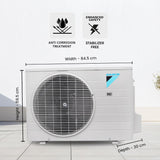Daikin 1.5 Ton 2 Star Fixed Speed Non-Inverter Split AC (2026 Model, Copper, PM 2.5 Filter, Power Chill, FTQ50XV16VDA/RQ50XV16VDA 2S, White)