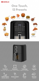 Havells 4.2 L GHCAFSRK135 Prolife Vista 4.2L Air Fryer 1350W Touch Control with Aero Crisp Technology, Non-Stick Basket, and Auto Shut-Off Air Fryer (Black)