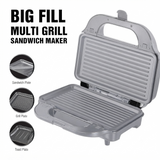 Havells 4 Slice GHCSTESK090 Big Fill Hexo Grill Sandwich Maker 900W Non-Stick Coated Grill Plates Light Indicator Grill+Toast Sandwich Toaster (Black)