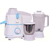 HAVELLS 500W GHFJMBUB050 RIGO JMG 2 JAR 2 Jars, Juicer Mixer Grinder (White & Dark Blue)