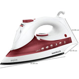 Havells 0.18 L Aspire GHGSIAKR140 1400 W Anti Drip Function, Horizontal/Vertical Steam Burst with Self-Cleaning Function Steam Iron (Red)