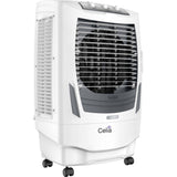 Havells 55.0 L GHRACAXL220 Celia 55L White-Grey BS-HC2 Honeycomb Pads, Powerful Air-Delivery with Collapsible Louvers Desert Air Cooler (White & Grey)