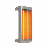 HAVELLS 900 W Comodito 2 Heat Setting Rust Free Stainless Steal Reflector with Tip Over Safety Switch Carbon Room Heater (Grey)