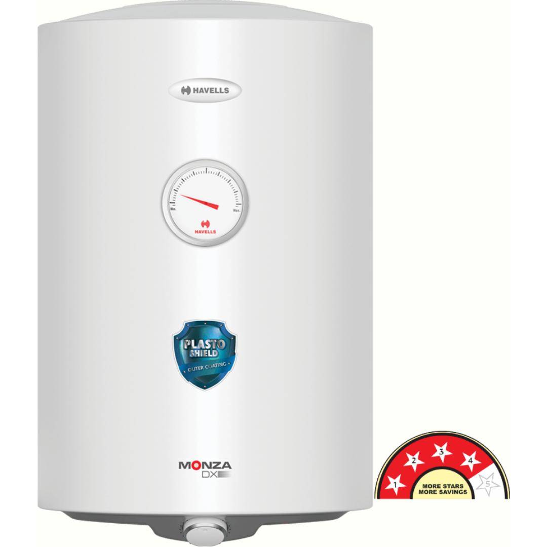 Havells 15.0 L GHWAMGSWH015 MONZA DX 4S 15LTR SM FP WHITE-SWH Vertical Storage Water Heater (White)