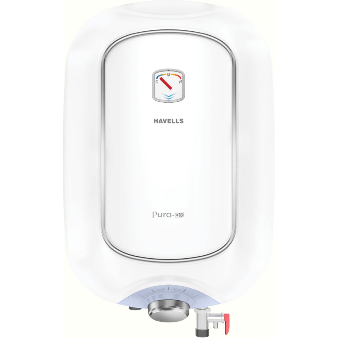 Havells 25.0 L GHWAPTTWB025 PURO DX 4S 25LTR SM FP WHITE BLUE-SWH Vertical Storage Water Heater (White and Blue)
