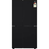 LG 650.0 L GL-B257DBM3.DBMZEBN 3 Star Door Cooling+™ Technology Smart Diagnosis™ with Wi-Fi Convertible Smart Invertor Compressor Frost Free Side-By-Side Refrigerator (Black Mirror)