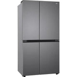 LG 650.0 L GL-B257JDS3.DDSZEBN 3 Star Auto Smart Connect™ Smart Diagnosis™ with Multi-Air Flow Convertible Smart Invertor Compressor Frost Free Side-By-Side Refrigerator (Dazzle Steel)