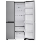 LG 650.0 L GL-B257JPZ3.DPZZEBN 3 Star Tempered Glass Auto Smart Connect™ Smart Diagnosis™ with Multi-Air Flow Convertible Smart Inverter Compressor Frost Free Side-By-Side Refrigerator (2026 Model, Shiny Steel)