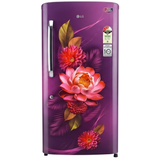 LG 210 L 3 Star Direct Cool Single Door Refrigerator (GLD2236YARS.DRSZEBN, Smart Inverter Compressor, Fast Ice Making, Red Waterlily, 2026 Model)
