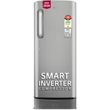 LG 224 L 5 Star Smart Inverter Direct-Cool Single Door Refrigerator (GL-D2356ZAPZ, Shiny Steel, Base Stand Drawer, 2026 Model)