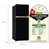 LG 225 L 1 Star Frost Free Double Door Refrigerator with Smart Inverter Compressor & Multi Air Flow (2026 Model, GLT2216WYOB, Onyx Black)