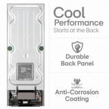 LG 251 L 1 Star Frost Free Double Door Refrigerator with Smart Inverter Compressor, Smart Connect & Multi-Air Flow (2026 Model, GLT2516WWPZ, Shiny Steel)