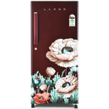 Lloyd 175 L 1 Star Direct Cool Single Door Refrigerator (2026 Model, GLDG191AEWCF, Icecool Series, Honeycomb Crisper, Toughened Glass Shelves, Eden Escape Wine)