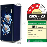 Lloyd 195 L 3 Star Direct Cool Single Door Inverter Refrigerator (2026 Model, GLDG213DJBAI, Icecool Series, Gold Jade Blue, Honeycomb Crisper & Toughened Glass)