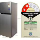 Lloyd 240.0 L GLFF272AMST1GC 2 Star Anti Bacterial Gasket with Stabilizer Free Operation Invertor Compressor Frost Free Double Door Refrigerator (Metallic Silver)
