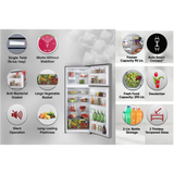 LG 466.0 L GLT4616TEPZ.DPZZEBN 1 Star Toughened Glass Auto Smart Connect™ Smart Diagnosis™ with Multi-Air Flow AI ThinQ Wi-Fi Smart Inverter Compressor Convertible Frost Free Double Refrigerator (2026 Model, Shiny Steel)