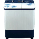 Lloyd 6.50 Kg GLWMS65BE1 Lint Filter Semi Automatic Top Loading Washing Machine (White & Blue)