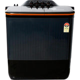 Lloyd 12.0 Kg GLWS125EPHVG 5 Star Elante Pluss Cutting-Edge Advance Technology with Shock Proof Semi Automatic Top Loading Washing Machine (2024 Model, Dark Grey with Orange Lids)