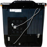 Lloyd 12.0 Kg GLWS125EPHVG 5 Star Elante Pluss Cutting-Edge Advance Technology with Shock Proof Semi Automatic Top Loading Washing Machine (2024 Model, Dark Grey with Orange Lids)