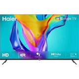 Haier H32K82FX HD Ready Google Assistant with Dolby Audio Smart Remote Control Smart Google LED TV (2025 Edition, Black)