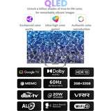 Haier S80FUX Series 4K Ultra HD Dolby Audio & Gaming 120 Hz with Google Assistant & Atmos HDR10 Smart Remote Control Smart QLED LED Google TV (2025 Edition, Black)