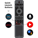 Haier M80FUX Series 4K Ultra HD Dolby Vision & Game with Google Assistant Smart Remote Control Smart Mini LED Google TV (2025 Edition, Black)