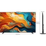 Haier K85FUX Series 4K Ultra HD Google Assistant with Smart Remote Control Quad-Core Processor Smart Google LED TV (2025 Edition, Black)