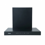 Haier 60 Centimeter HIH-T1600-IN 1500 m³/hr Auto Clean with Oil Collector Touch & Gesture Control Filterless Wall Mounted T-Shaped Chimney (Black)