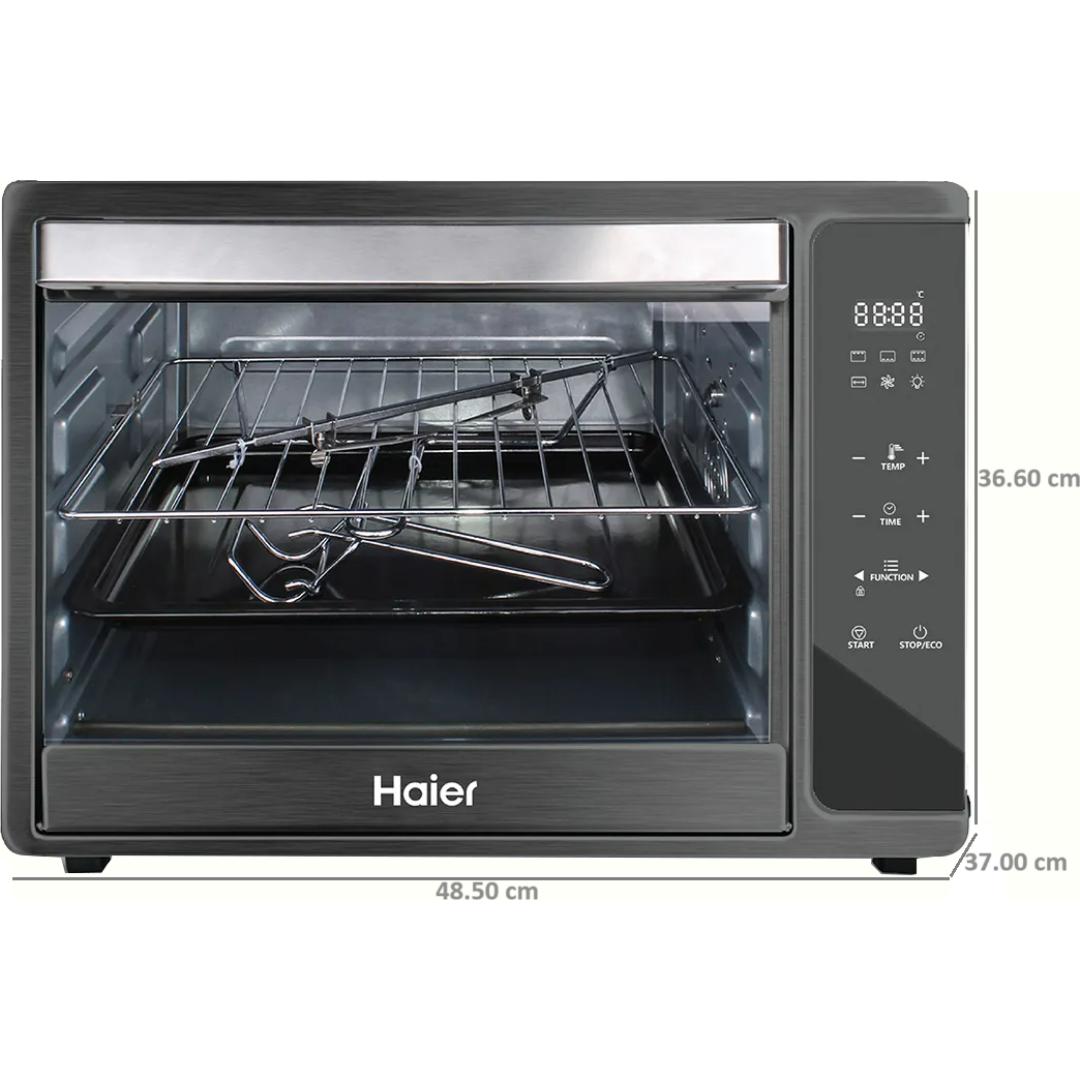 Haier 35.0 L HILOTG3501GR 34L Cool Touch Handle Oven Toaster Grill (OTG) (Grey)