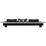 Faber HTG 753 CRS BR CI 3 Burner High Quality Knob Tempered Glass Top Auto Ignition Automatic HOB (Black)